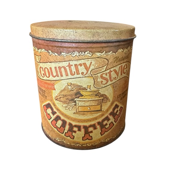 Vintage Country Style Coffee Tin - Picture 5 of 9